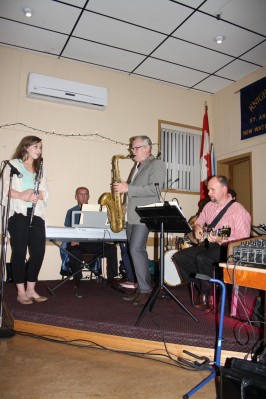 VIrginia and Kirk MacDonald at the Cape Breton Jazz Festival